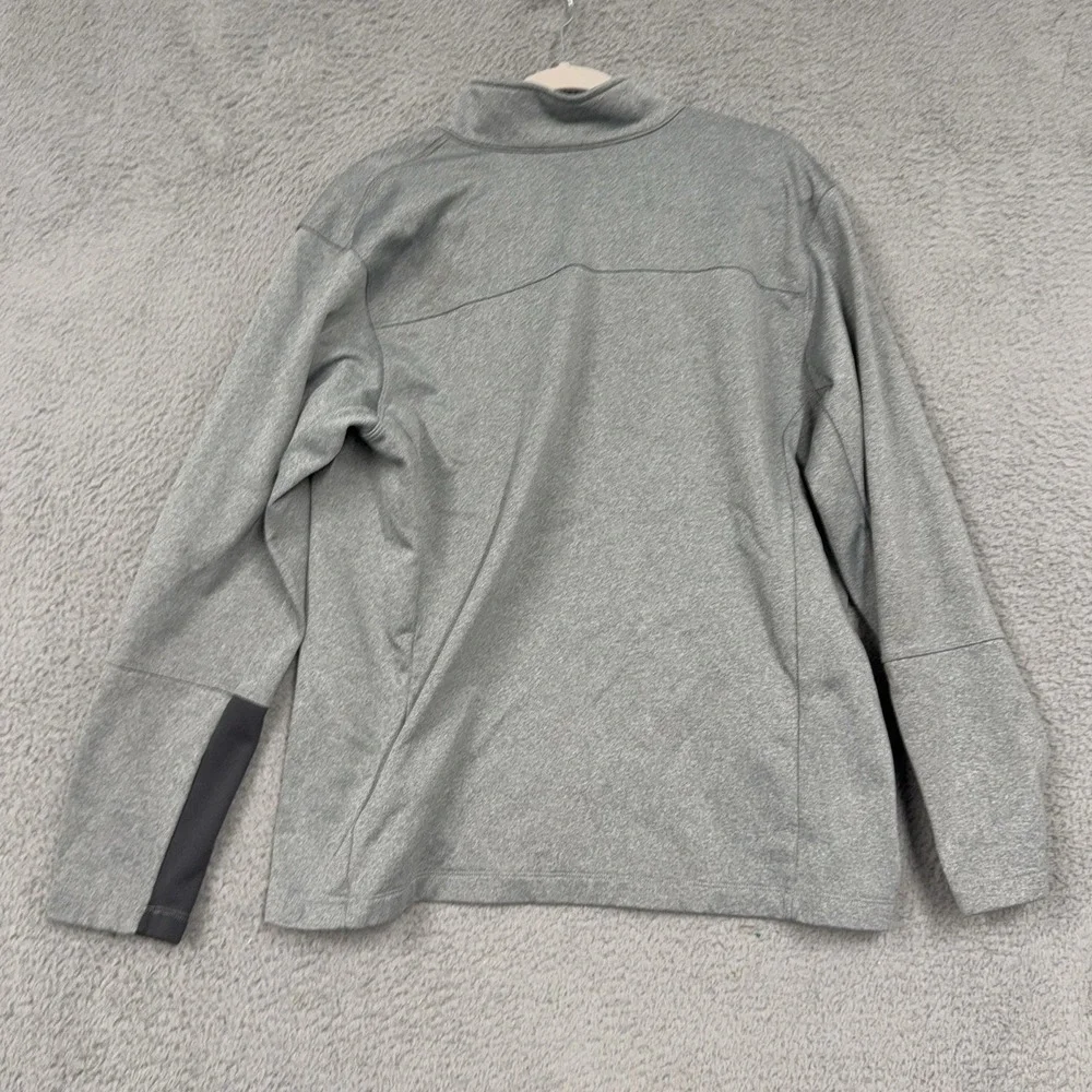 The North Face Pullover Mens XL Gray 1/4 Zip Chest Pocket‎ Fleece Hiking Top